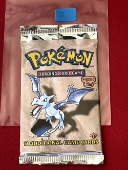 1999 Pokemon 1st Edition Fossil Booster Pack Factory sealed Aerodactyl 21 grams - Image 2