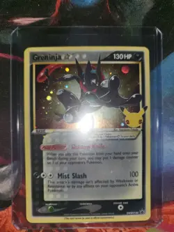 Pokemon Greninja Gold-Star Sword & Shield Promo - Image 1
