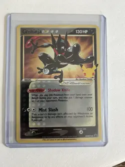 Pokemon Greninja SWSH144 Celebrations Gold Star Promo 25th Anniversary - Image 1
