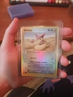 Delcatty Reverse Rev Holo Foil 34/100 EX Sandstorm Pokemon Card 2003 Vintage - Image 1