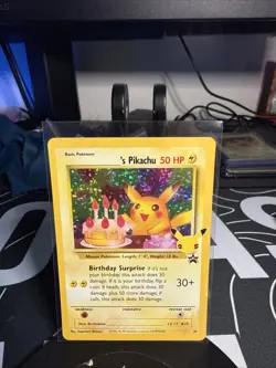 Pokemon Pikachu TCG Holo Rare Birthday Celebrations Card #24 NM/Mint Condition - Image 1