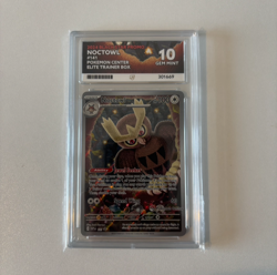 Noctowl - 141 - Pokemon Center Stamped Promo - 2024 - ACE GEM MINT 10! - Image 1
