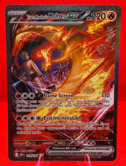 2025 Pokemon Destined Rivals Team Rocket's Moltres ex #229/182 - Image 1