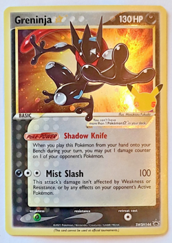 Pokemon TCG: Greninja (Gold Star) SWSH144 Celebrations Promo MINT - Image 1