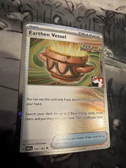 Earthen Vessel 163/182 - Pokemon Prize Pack Series Paradox Rift COSMOS Holo NM - Image 1
