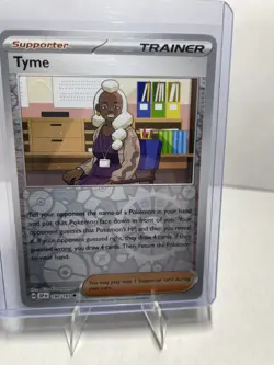 Tyme (Reverse Holo) - SV08: Surging Sparks 190/191 NM Pokemon TCG - Image 1