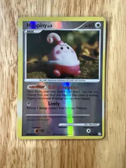 Happiny 52/123 Mysterious Treasures Reverse Holo Pokemon TCG - Image 1