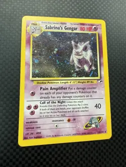 Pokemon Sabrina's Gengar 14/132 Gym Challenge Holo Rare 80 HP Stage 2 LV.39 #94 - Image 2
