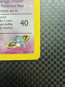 Pokemon Sabrina's Gengar 14/132 Gym Challenge Holo Rare 80 HP Stage 2 LV.39 #94 - Image 3