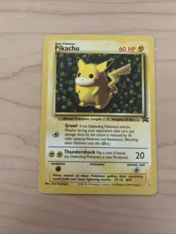 Pokemon TCG Pikachu Wizards Black Star Promos Regular Rare - Image 1