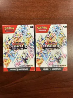 Pokemon Scarlet and Violet Prismatic Evolutions Booster Bundles 2 Sealed - Image 1