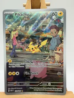 Pokemon TCG - S&V 151 - 173/165 Pikachu - Illustration Rare - NM/M - Image 1
