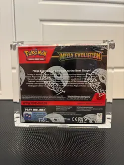 Mega Evolution Sealed Booster Box - MINT - Acrylic Case - English Pokemon - Image 3