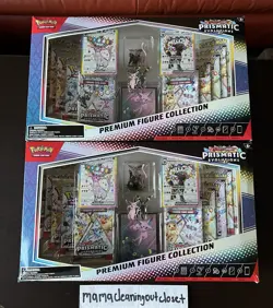 Lot of (2) - Pokemon TCG Prismatic Evolutions Premium Figure Collection Box - Image 1