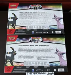 Lot of (2) - Pokemon TCG Prismatic Evolutions Premium Figure Collection Box - Image 4