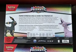 Lot of (2) - Pokemon TCG Prismatic Evolutions Premium Figure Collection Box - Image 5