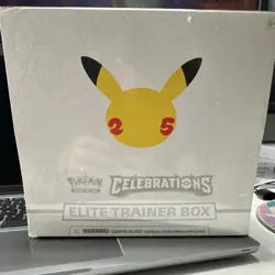 Pokemon TCG Celebrations Elite Trainer Box 25th Anniversary ETB Sealed NEW - Image 1