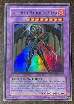 Yugioh! MP Evil Hero Malicious Fiend - DP06-EN013 - Ultra Rare - 1st Edition - Image 1