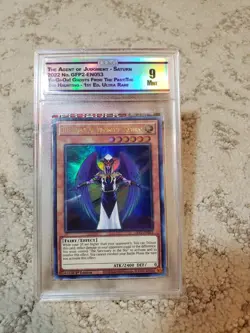 2022 THE AGENT OF JUDGEMENT SATURN GFP2-EN053 YuGiOh 1ST ULTRA RARE GRADED 9 - Image 1