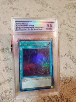 2022 ZOMBIE WORLD GFP2-EN154 YuGiOh 1ST EDITION ULTRA RARE GRADED CC&G 9.5 - Image 1