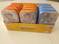 One Piece Op-13 Booster Pack Tin Lot Carrying On His Will VOL. 2 TCG CCG MANGA - Image 2