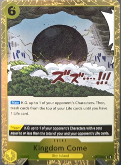 One Piece TCG Kingdom Come EB01-059 R Foil – Memorial Collection – NM - Image 1