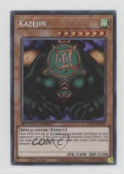 SE - Kazejin 1st Ed. YuGiOh Speed Duel GX: Midterm Paradox #SGX2-END08 - Image 1