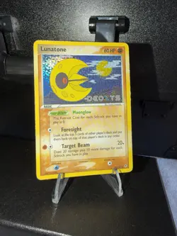 💥 Lunatone # 36/107 (Deoxys Stamp Holo) - Pokemon TCG 2005 Vintage Card - Image 1