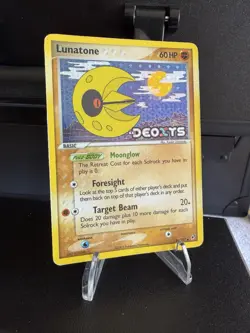 💥 Lunatone # 36/107 (Deoxys Stamp Holo) - Pokemon TCG 2005 Vintage Card - Image 3