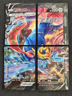 Zacian V-Union [Set of 4] SWSH: Sword & Shield Promo Cards Holo NM - Image 1