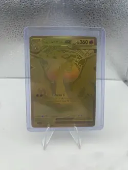 Pokemon TCG Mega Evolution Phantasmal Flames Mega Charizard x EX Gold Card Mint - Image 1