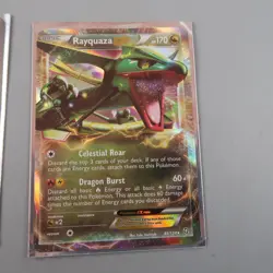 3 Pokemon English TCG Card XY Phantom Forces Xerosic Fossil Researcher Rayquaza - Image 2
