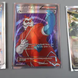 3 Pokemon English TCG Card XY Phantom Forces Xerosic Fossil Researcher Rayquaza - Image 3
