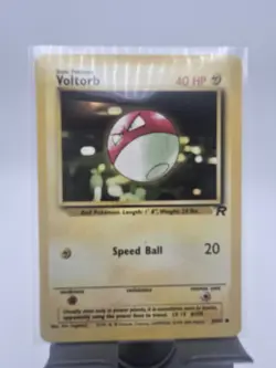 Pokemon TCG Voltorb Team Rocket 69/82 Unlimited Regular Common Card WOTC - Image 1