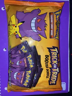 Nintendo Pokemon TCG BOOster Trick Or Trade Trading Card Game - 120 Cards 820650850783 - Image 1