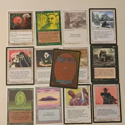 Magic: The Gathering Vintage Lot - 24 Cards, Gaea's Liege, Pestilence Rats - Image 1