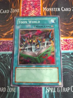 Yu-Gi-Oh! TCG Toon World MRL-076 Super Rare OG Unlimited NM/LP - Image 1