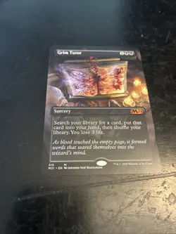 MTG - Grim Tutor (Alternate Art) Core Set 2020 Regular M21 #315 Search Library - Image 1