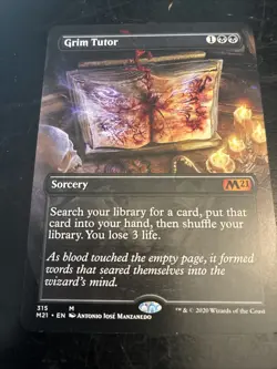 MTG - Grim Tutor (Alternate Art) Core Set 2020 Regular M21 #315 Search Library - Image 4
