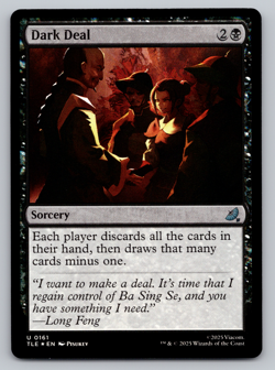 Dark Deal FOIL - MTG Avatar: The Last Airbender TLA - Image 1