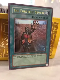 YuGiOh The Forceful Sentry MRL-045 Unlimited Ultra Rare LP - Lightly Played Card - Image 1