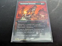MTG Magic the Gathering FOIL Beastmaster Ascension SLD! - Image 1