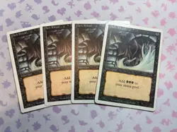 4x Dark Ritual - 3ED MTG Magic The Gathering - Image 1