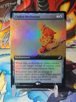 x1 Chakra Meditation - Extended Art R MTG Avatar: The Last Airbender NM - Image 1