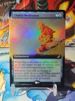 x1 Chakra Meditation - Extended Art R MTG Avatar: The Last Airbender NM - Image 2