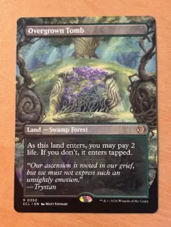 MTG Magic the Gathering Overgrown Tomb Borderless Lorwyn Eclipsed NM - Image 2