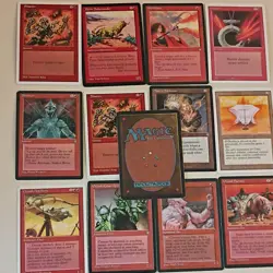 Magic: The Gathering Vintage Red Lot - Orcish Farmer, Pyric Salamander, Shatter - Image 1