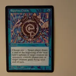 Magic: The Gathering Vintage Visions Blue Lot - Brainstorm, Sapphire Charm - Image 4