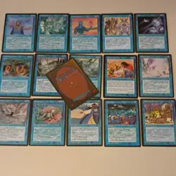 Magic: The Gathering Vintage Homelands Blue Lot - Vodalian Mage, Mistfolk (16 C… - Image 1