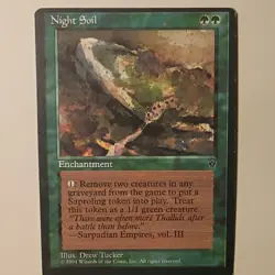 Magic: The Gathering Vintage Green Lot - Night Soil, Lifeforce, Cat Warriors - Image 4